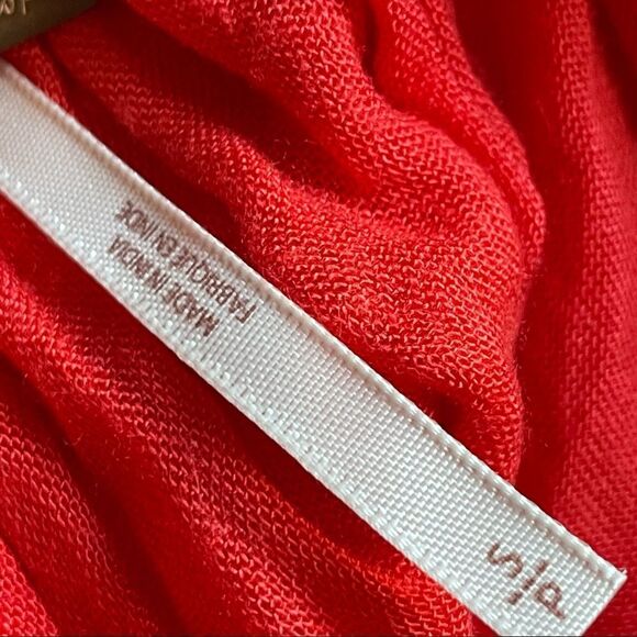 Free People Women’s Oxford Embroidered Mini Dress Red Combo Size Small - Picture 16 of 16